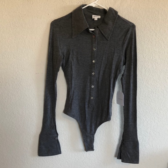 Song Of Style Viola Bodysuit In Gray small - Picture 3 of 9